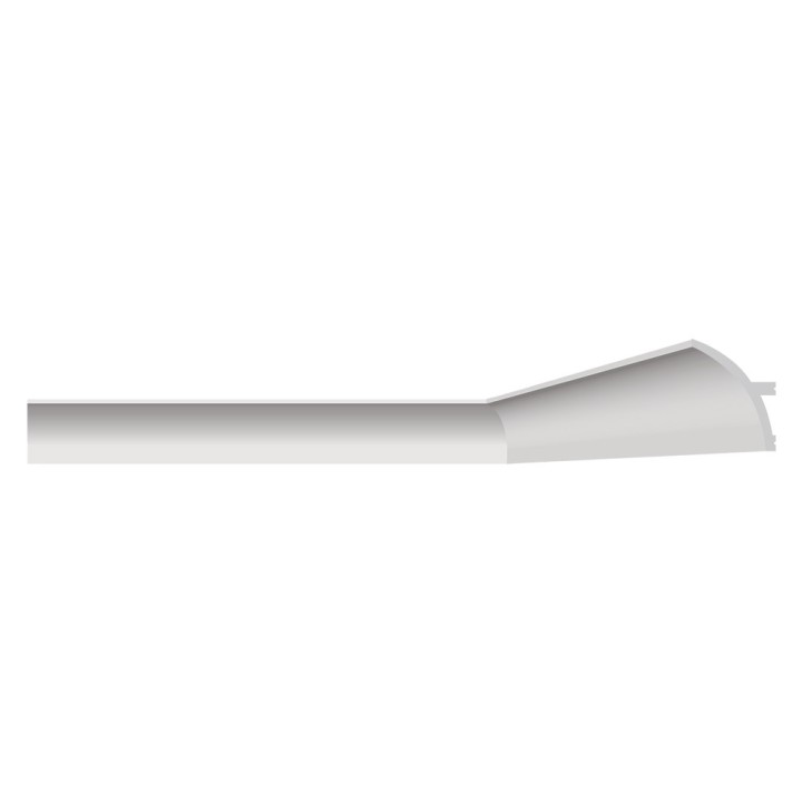 CORNICE DECORATIVA PER SOFFITTO SERIE 'LUXSTYL' mod. 'L7556' - mm. 56 x 75 x 2 mt