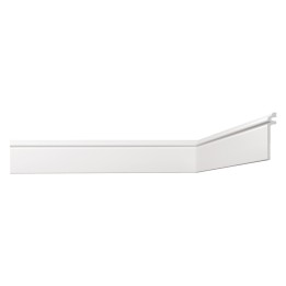 COPRI BATTISCOPA DECORATIVO SERIE 'LUXSTYL' mod. 'L14020' - mm 20 x 140 x 2 mt