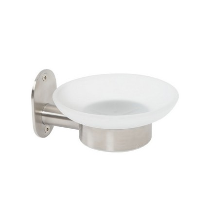 PORTA SAPONE MOD. BLIZZ SPAZZOLATO Spazzolato cm 11xh.6,5x12,5