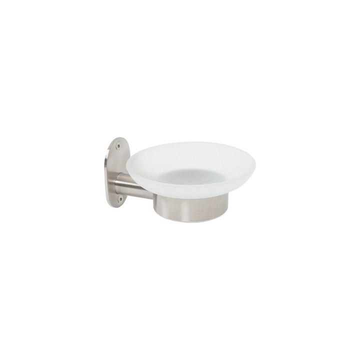 PORTA SAPONE MOD. BLIZZ SPAZZOLATO Spazzolato cm 11xh.6,5x12,5