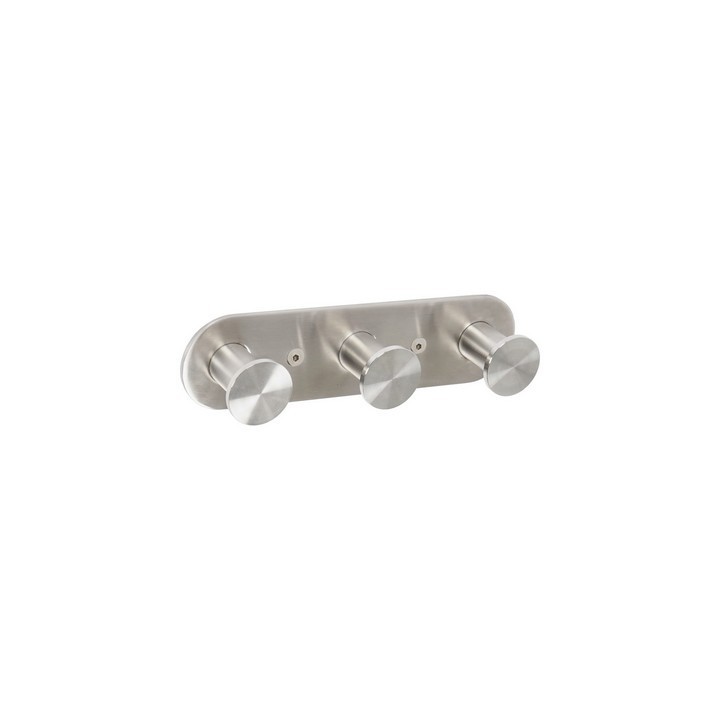 APPENDIABITO TRIPLO MOD. BLIZZ SPAZZOLATO Spazzolato cm 17,5xh.4,5x3,4