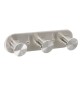 APPENDIABITO TRIPLO MOD. BLIZZ SPAZZOLATO Spazzolato cm 17,5xh.4,5x3,4