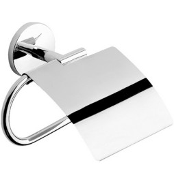 PORTA ROTOLO CARTA CHIUSO MOD. ONE CROMO 16.5xh.15x6