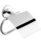 PORTA ROTOLO CARTA CHIUSO MOD. ONE CROMO 16.5xh.15x6