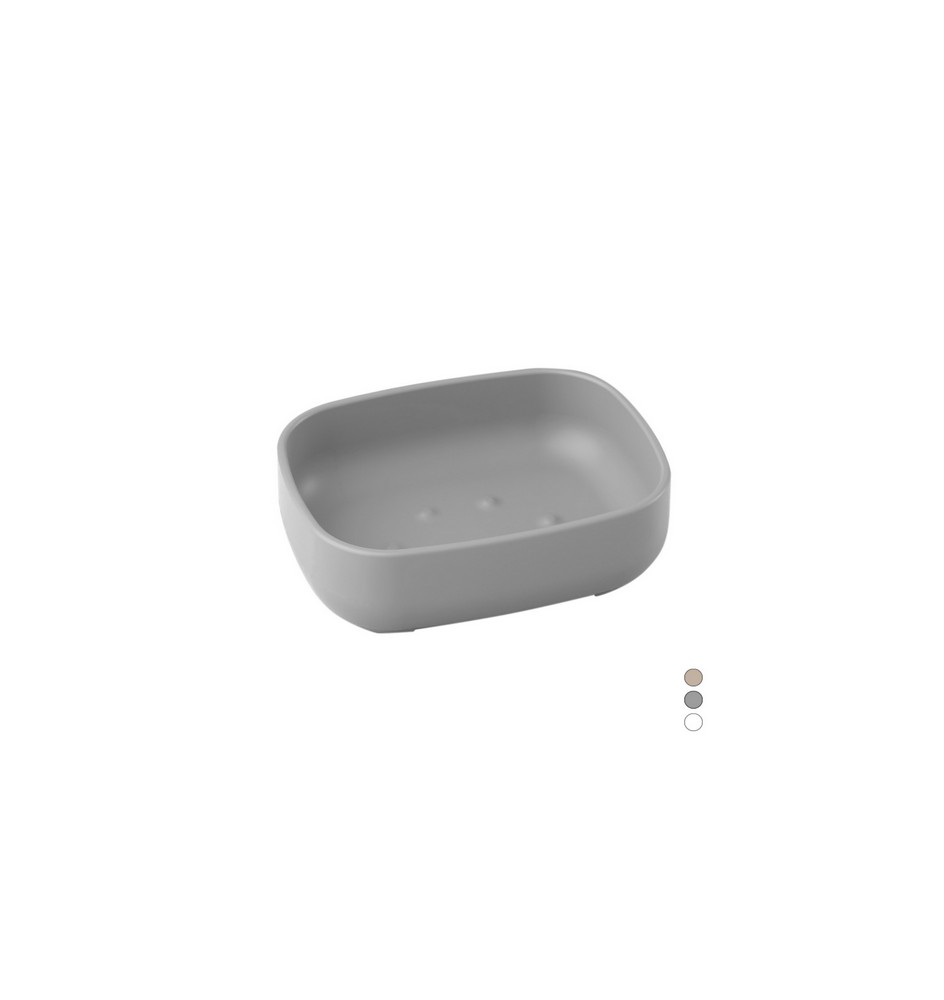 PORTA SAPONE POD Nero cm 11,5 x h.3 x 9