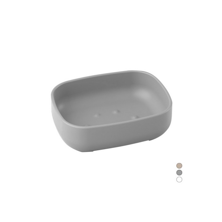 PORTA SAPONE POD Bianco cm 11,5 x h.3 x 9
