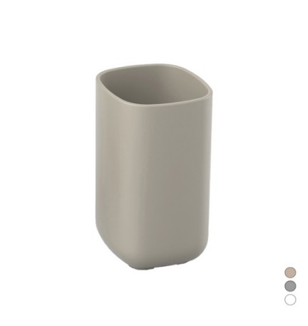 PORTA SPAZZOLINI POD Grigio cm 7 x h. 11,5 x 7