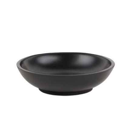 PORTA SAPONE AFRA Nero Opaco D. 13 x h. 3,2 cm