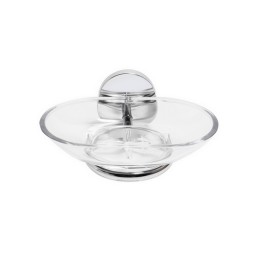 PORTA SAPONE MOD. BIRD Cromo cm 12,5 x h.6,2 x 11,0