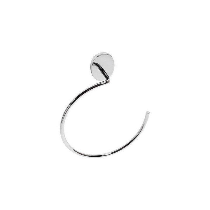 PORTA ASCIUGAMANI AD ANELLO MOD. BIRD Cromo cm 20 x h.23,7 x 5,5