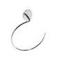 PORTA ASCIUGAMANI AD ANELLO MOD. BIRD Cromo cm 20 x h.23,7 x 5,5
