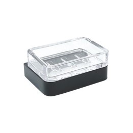 PORTA SAPONE MOD. 25 Nero cm 12,5 x h. 5 x 10,2