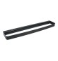PORTA ASCIUGAMANI 45 MOD. 25 Nero cm 45 x h.2,5 x 8