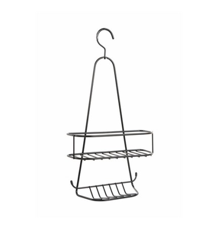 CONTENITORE DOCCIA DA APPENDERE NEW CHROME EVO Nero Opaco