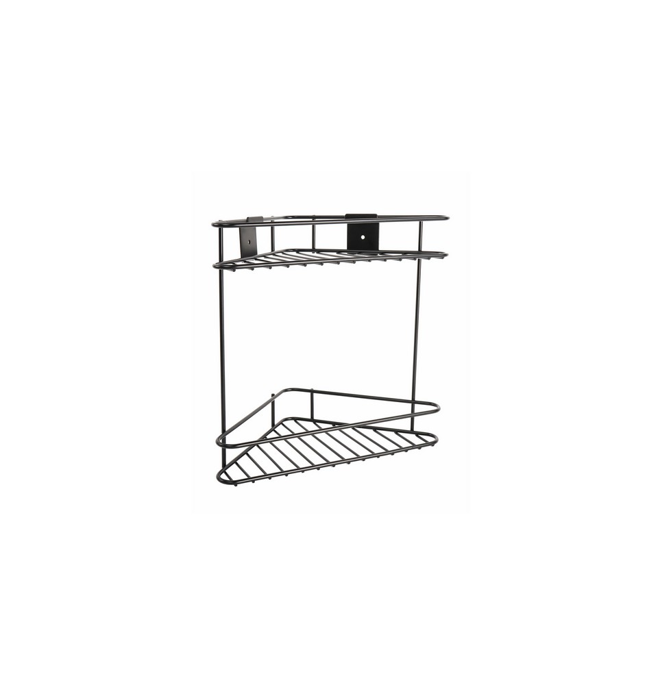 ANGOLARE DOPPIO DOCCIA NEW CHROME EVO Nero Opaco