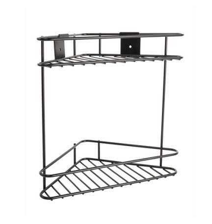 ANGOLARE DOPPIO DOCCIA NEW CHROME EVO Nero Opaco