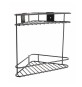 ANGOLARE DOPPIO DOCCIA NEW CHROME EVO Nero Opaco