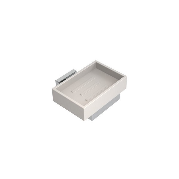 PORTA SAPONE MOD. TREND Cromo cm 12 x h.6,7 x 10,9