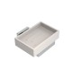 PORTA SAPONE MOD. TREND Cromo cm 12 x h.6,7 x 10,9