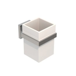 PORTA SPAZZOLINI MOD. TREND Cromo cm 8 x h.11 x 10,9