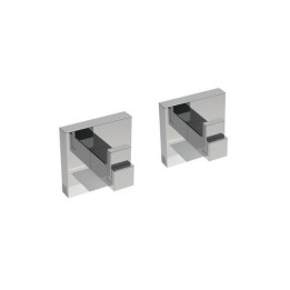 2 PZ APPENDIABITI MOD. TREND Cromo cm 5 x h.5 x 4