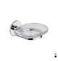 PORTA - SAPONE MODELLO WIND Cromo