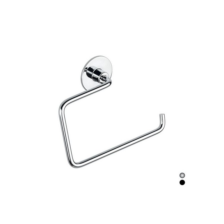 PORTA ASCIUGAMANI AD ANELLO MODELLO WIND Nero