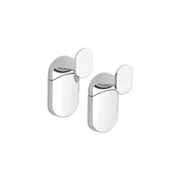 2 PZ APPENDIABITO ZERO Cromo