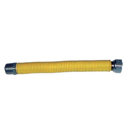 FLESSIBILE ESTENSIBILE RIVESTITO PER GAS MF 1/2' - da 100 a 200 mm - DN15