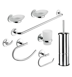 SET ACCESSORI BAGNO 8 PEZZI SERIE OTTO/ONE -