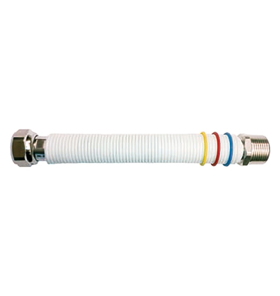 FLESSIBILE ESTENSIBILE RIVESTITO PER GAS / ACQUA SANITARIA MF 1/2' - da 100 a 200 mm - DN15