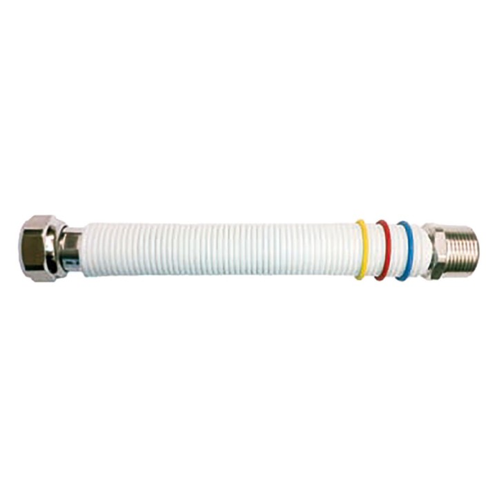 FLESSIBILE ESTENSIBILE RIVESTITO PER GAS / ACQUA SANITARIA MF 1/2' - da 100 a 200 mm - DN15