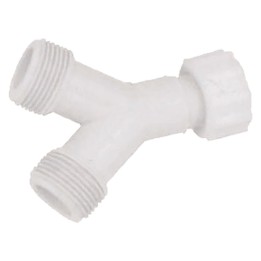 RACCORDO AD 'Y' PER TUBO LAVATRICE/LAVASTOVIGLIE F 3/4' x M 3/4' x M 3/4'