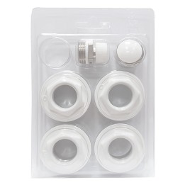 KIT ACCESSORI PER RADIATORI Ø 1' x attacco 3/8'
