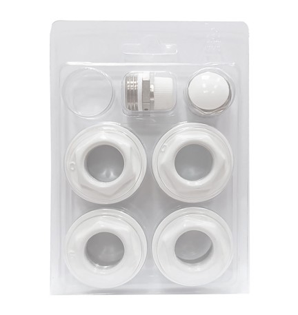 KIT ACCESSORI PER RADIATORI Ø 1' x attacco 3/8'