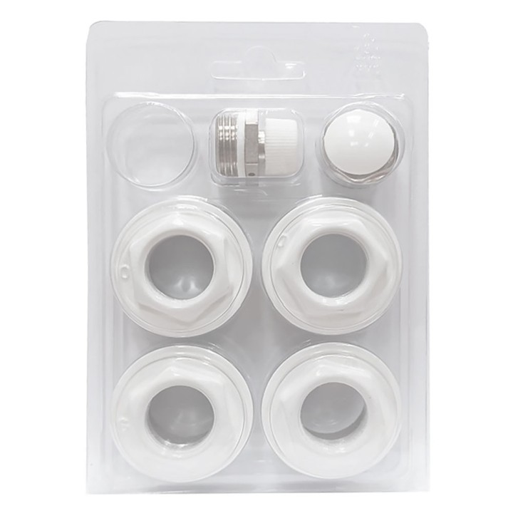 KIT ACCESSORI PER RADIATORI Ø 1' x attacco 3/8'