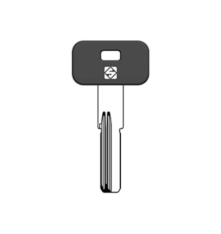 SILCA IBF5RP CHIAVE PUNZONATA TESTA PLASTICA OTTONE