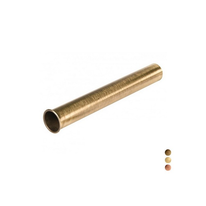 CANOTTO IN OTTONE CON FLANGIA D. 26x300 Bronzato/Flangia 1"