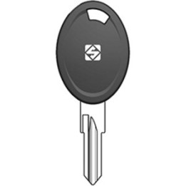SILCA ZD24RBTE CHIAVE TRANSPONDER VUOTA OTTONE