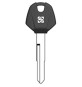 SILCA YH40RATE CHIAVE TRANSPONDER VUOTA OTTONE