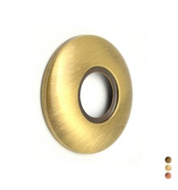 ROSONE PER RUBINETTI BOMBATO Foro 1/2 - Bronzato