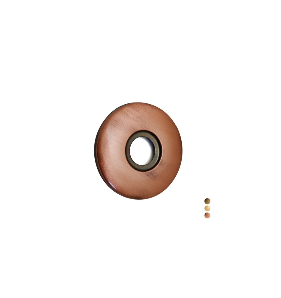 ROSONE PER RUBINETTI MAGGIORATO Foro 1/2 - Bronzato