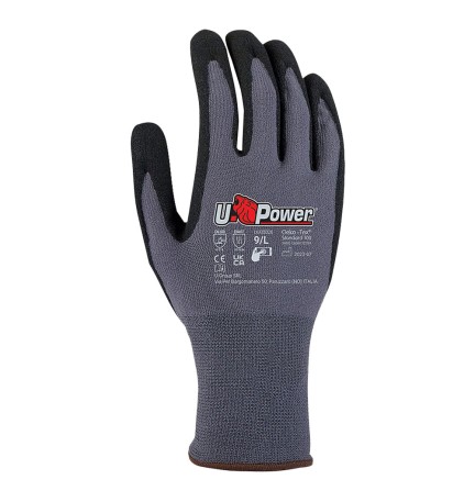 GUANTI NITRILE/NYLON 'MERENGUE' Tg. 9
