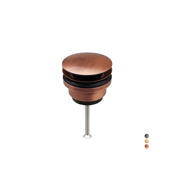 PILETTA CLIC CLAC IN OTTONE CERTIFICATO NF 1"1/4 -Ramata