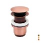 PILETTA CLICK CLACK 1"1/4 TONDA CON TROPPO PIENO 1"1/4 Bronzata
