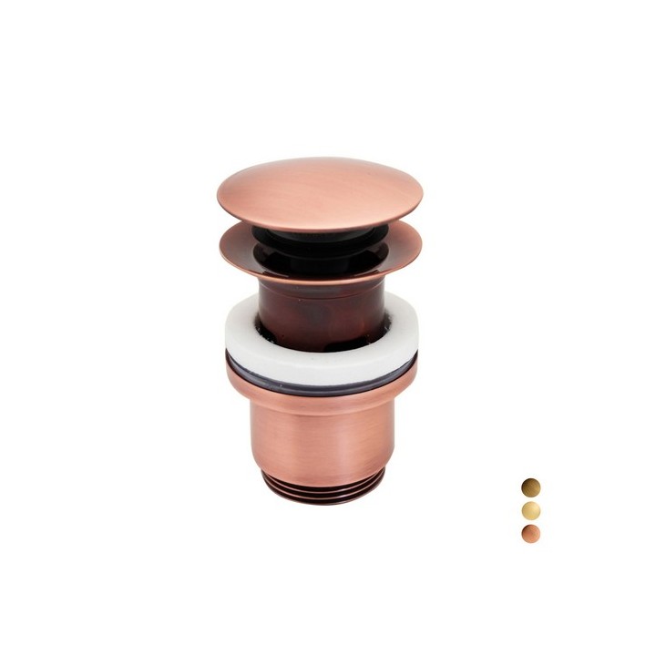 PILETTA CLICK CLACK 1"1/4 TONDA CON TROPPO PIENO 1"1/4 Ramata
