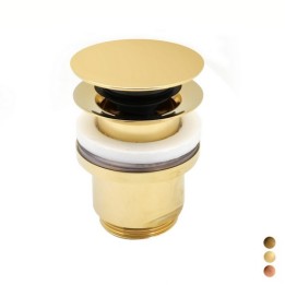 PILETTA CLICK CLACK 1"1/4 TONDA SENZA TROPPO PIENO 1"1/4 Bronzata