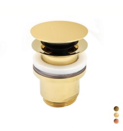 PILETTA CLICK CLACK 1"1/4 TONDA SENZA TROPPO PIENO 1"1/4 Bronzata