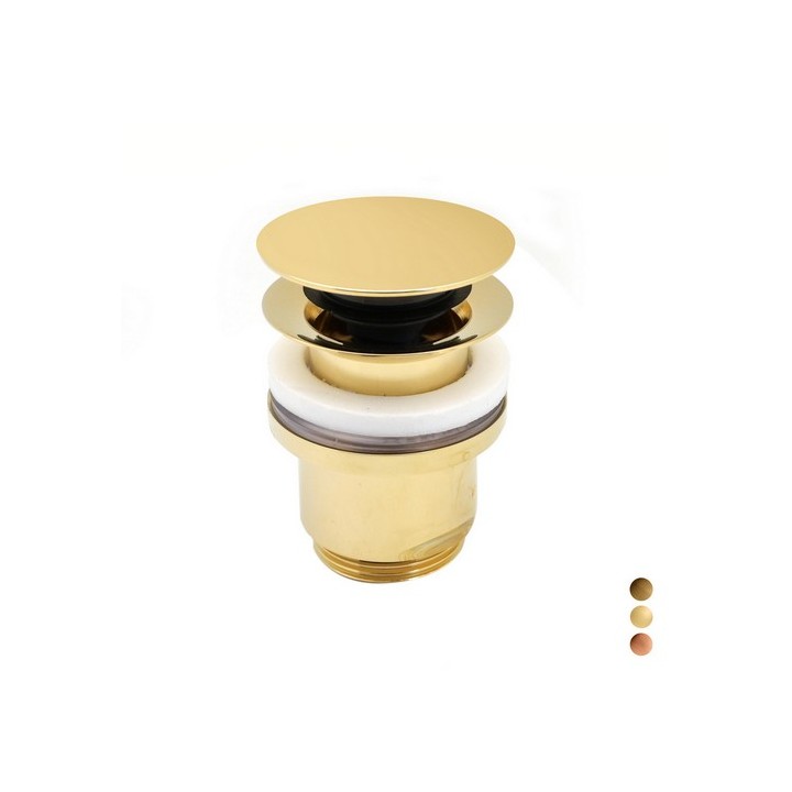PILETTA CLICK CLACK 1"1/4 TONDA SENZA TROPPO PIENO 1"1/4 Bronzata