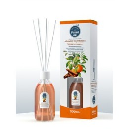 DIFFUSORE OFFICINA DEI FIORI 500ML ARANCIA E CANN